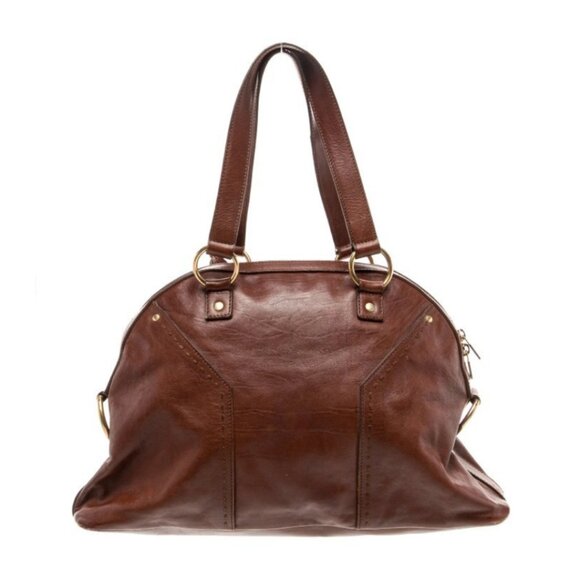 ✨ YSL MUSE Rive Gauche Shoulder Bag in Rich Tobacco Brown ✨ - Picture 7 of 14